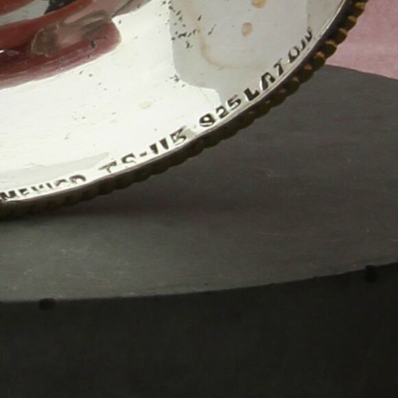 taxco mexico sterling silver & brass accent braided cuff bracelet size 6.5in - Picture 3 of 3